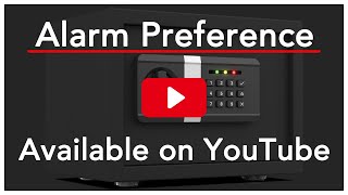 Alarm Preference  FORFEND CBE Series  Full Process Tutorial  FORFEND Smart Safe Box [upl. by Ynohtnaluap177]