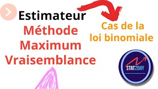 Comment déterminer un estimateur par maximum de vraisemblance pour le paramètre P loi binomiale [upl. by Creath]