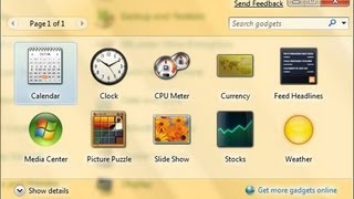 اضافة Gadgets الادوات الذكية فى ويندوز 10 amp 81  Use Gadgets in Windows 81 amp 10 [upl. by Yror279]