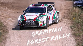 Grampian Forest Rally 2024  Top BRC Gravel Action [upl. by Lonyer]