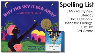 SAVVAS MyView Literacy Spelling Unit 1 Lesson 2  3rd Grade [upl. by Acireh]