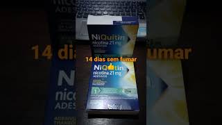 14 dias sem fumar com a ajuda dos adesivos de nicotina 👍 [upl. by Weil]