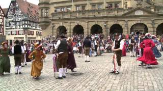 Rothenburg ob der Tauber Schafertanz 2015 JCV [upl. by Kurzawa]