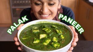 Palak Paneer  Spinach Paneer by Food with Chetna [upl. by Ennayoj780]