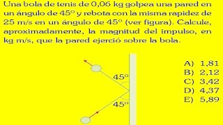 CANTIDAD DE MOVIMIENTO E IMPULSO PROBLEMA RESUELTO [upl. by Coad]