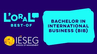 IESEG  Best of  Bachelor in International Business BIB [upl. by Corneille]