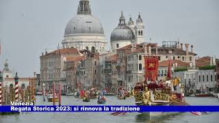 Venezia regata storica 2023 si rinnova la tradizione 04092023 [upl. by Peters21]