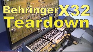 MF9 part 2 behringer X32 mixer teardown an indepth look inside [upl. by Ecnarual809]