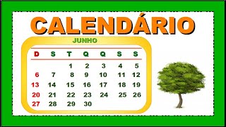 CALENDÁRIO  Vila Educativa [upl. by Hillard650]