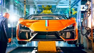 LAMBORGHINI REVUELTO  Supercar Production Line [upl. by Selinski28]