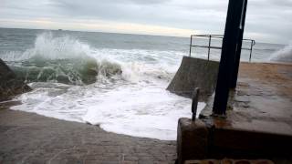 Grande Marée à SaintMalo  Longue houle Brasserie du sillon [upl. by Marienthal76]