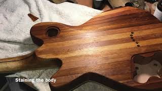 Carved Top Guitar Build by DIY luthier [upl. by Wright]