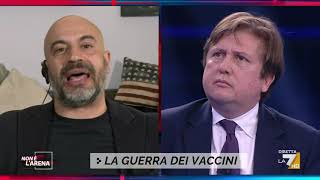 Vaccini lo scontro tra Paragone e Sileri quotSiete degli incapaciquot quotMa lo sai quanti sono i [upl. by Allekram205]