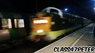 55022 Royal Scots Grey Hauls The Deltic Delight Through Penkridge 24922 [upl. by Eveneg]