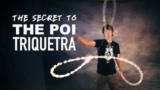 Poi Triquetra Tutorial Intermediate Poi Tricks [upl. by Narrat]