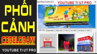 CORELDRAW PHỐI CẢNH THƯ VIỆN ĐỒ HOẠ 3D FONT ĐO KÍCH THƯỚC MARKET macro plugin corel [upl. by Allerim]