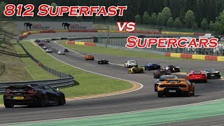 Ferrari 812 Superfast amp Supercars at Spa  Unknown Siseneg  Assetto Corsa [upl. by Fachanan]