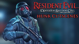 Hunk All Cutscenes  Resident Evil Operation Raccoon City [upl. by Mamie]