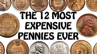 The 12 Most Expensive Pennies In US History [upl. by Sigsmond]