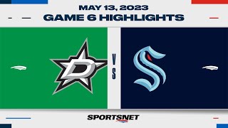 NHL Game 6 Highlights  Stars vs Kraken  May 13 2023 [upl. by Ecile]