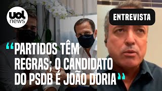 Eduardo Leite renuncia PSDB já tem seu candidato Doria diz tesoureiro do partido [upl. by Eibbed]