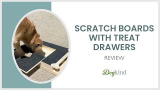 Dog Scratch Boards With Treat Compartments Review [upl. by Ahsoj]