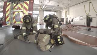 Rapid Intervention Team RIT Training at Northampton Fire Department [upl. by Aciria]