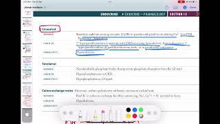 cinacalcet pharmacology endocrinology 98  First Aid USMLE Step 1 in UrduHindi [upl. by Hekking]