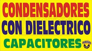 CONDENSADORES CON DIELECTRICO CONSTANTE DIELECTRICA CAPACITORES EJERCICIO RESUELTO [upl. by Neelasor]