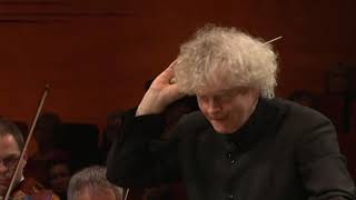 Sir Simon Rattle conducts Hans Abrahamsens Double Concerto  Carolin WidmannTanja Zapolski [upl. by Neuburger70]