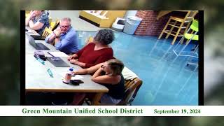 Green Mountain Unified School District Board of Directors 91924 [upl. by Issak]