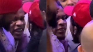 Gervonta Davis amp Devin Haney FACE TO FACE talking ST Outside of the Club [upl. by Ahcilef]