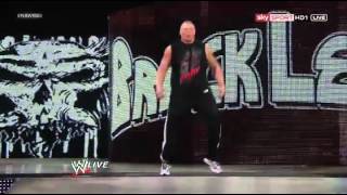 Brock Lesnar entrance 2012 07 23 [upl. by Arodoet]