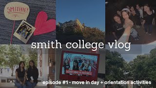 smith college vlog 1  move in day  orientation week [upl. by Wall]