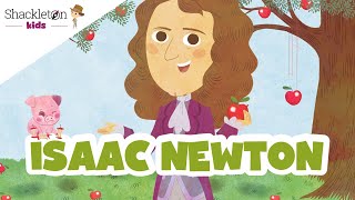 Isaac Newton  Biografía en cuento para niños  Shackleton Kids [upl. by Giannini]