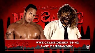 The Rock vs Mankind Last Man Standing 99 St Valentines Day Massacre WWE 2K16 [upl. by Taro133]