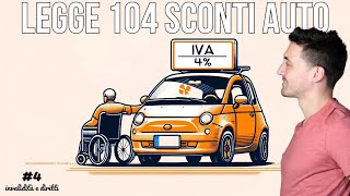 Legge 104 e acquisto auto tutte le agevolazioni in 5 minuti [upl. by Gittle334]