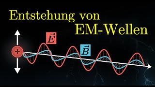 Entstehung elektromagnetischer Wellen EINFACH erklärt Physik [upl. by Llerrut]