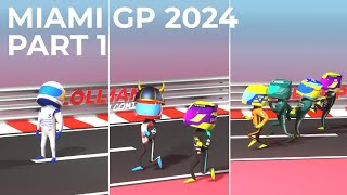 Miami GP 2024  Part 1  Highlights  Formula 1 Comedy [upl. by Geerts]