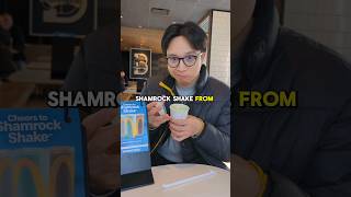 I Tried The Shamrock Shake From McDonalds In Calgary Alberta [upl. by Eaves364]