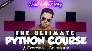 Exercise 1 Calculator using Python  Python Tutorial  Day 7 [upl. by Dasa888]