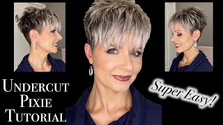 EASY Pixie Hair Styling Tutorial🥰 [upl. by Gnep]