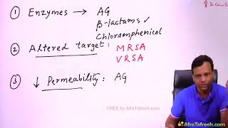 Antimicrobial Drugs7 Antimicrobial resistance Grg pharmacology [upl. by Chud]