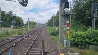 Führerstandmitfahrt Dresden Neustadt  EbersbachSą Z kabiny maszynisty [upl. by Ahsercul]