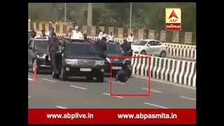 spg officers escorting pm modi on delhi meerut expressway [upl. by Dnalram]