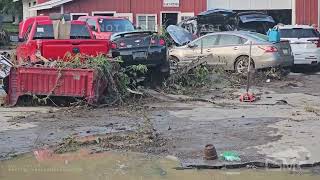 08092024 Westfield Pennsylvania  Flash Flood Emergency  Damage  Water in Homes [upl. by Enovad]