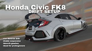 Honda Civic Fk8 Drift Setup  Car Parking Multiplayer [upl. by Dyrraj597]