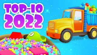 Helper Cars cartoon in English  TOP 10 cartoons  Cars and trucks for kids [upl. by Anett]