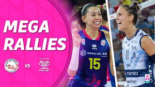 MEGA RALLIES of the match Scandicci  Milano  Lega Volley Femminile 202425 [upl. by Akema]