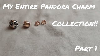 My Pandora Charm Collection part 1  July 2018 [upl. by Hassadah]